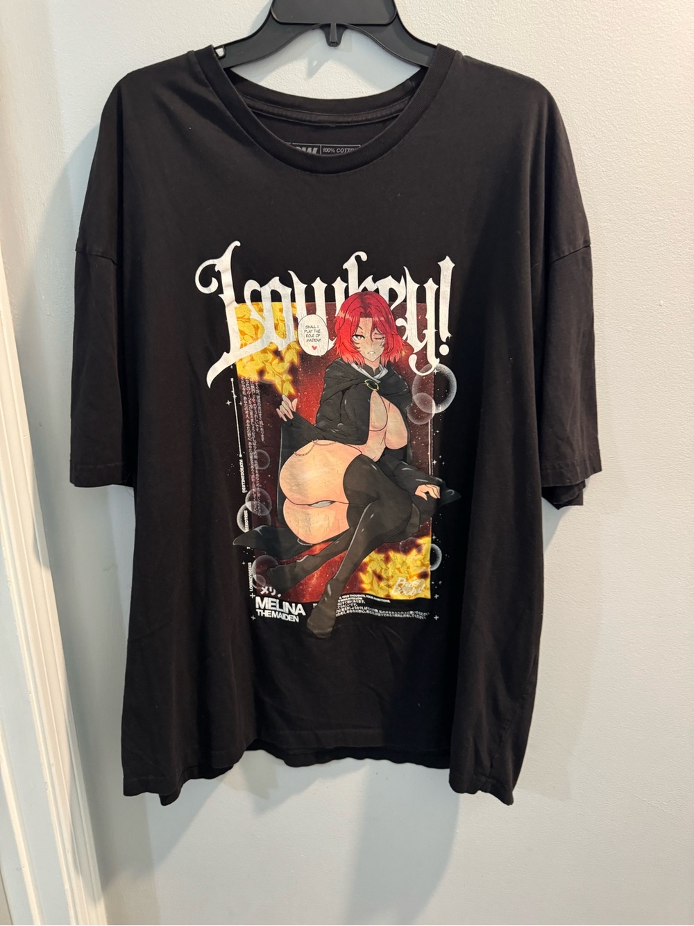 Low Key Geeks Elden Ring Melina the Maiden Black Graphic Anime Tee